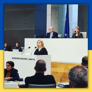 Julia Retzlaff Landtag Ukraine Bahnstrecke gleichstellung Braunschweig Katastrophenschutz Wissenschaft 1 Generalkonsulin der Ukraine, Dr. Iryna Tybinka